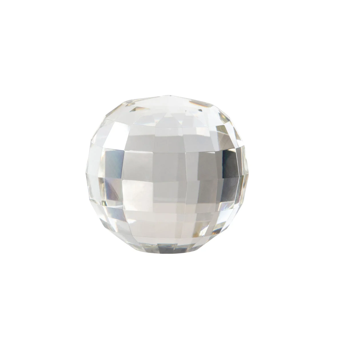 Sagebrook Home 15384-02 4" Crystal Orb, Clear
