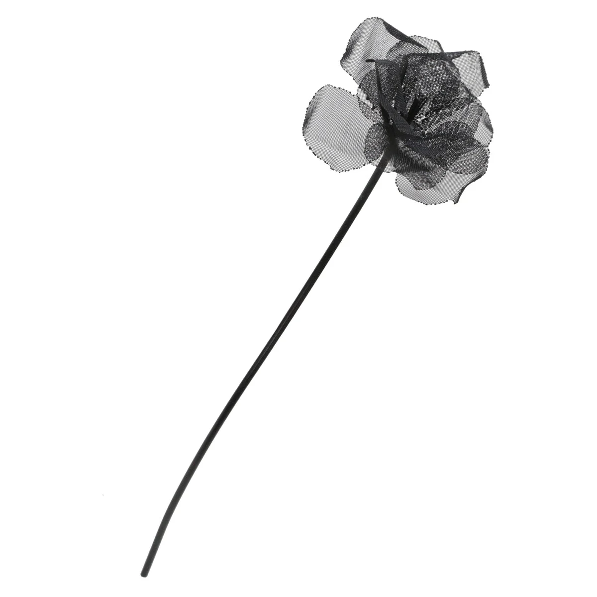 Sagebrook Home 15422-02 19" Metal Flower Deco, Black