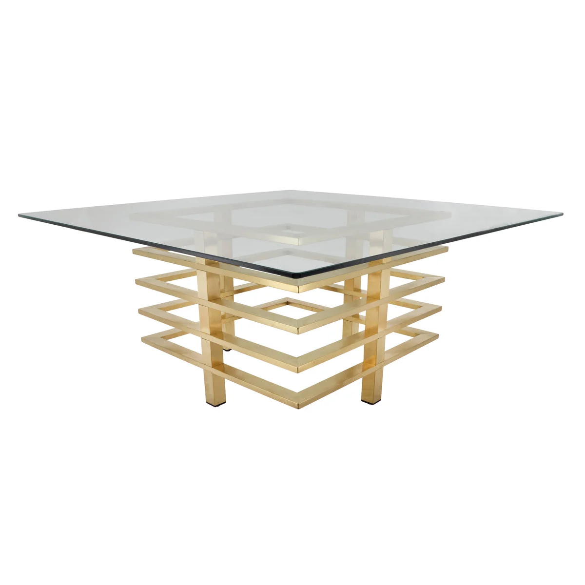 Sagebrook Home Metal Stacked Coffee Table, Gold