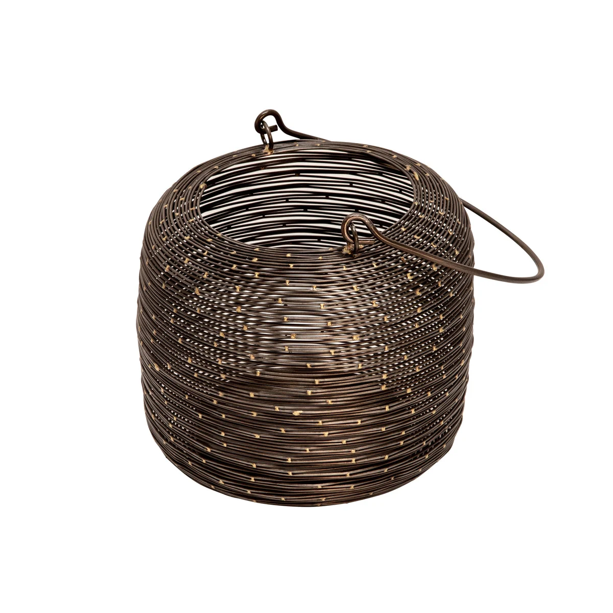 Sagebrook Home 15444-01 8" Metal Hurricane Lantern, Black