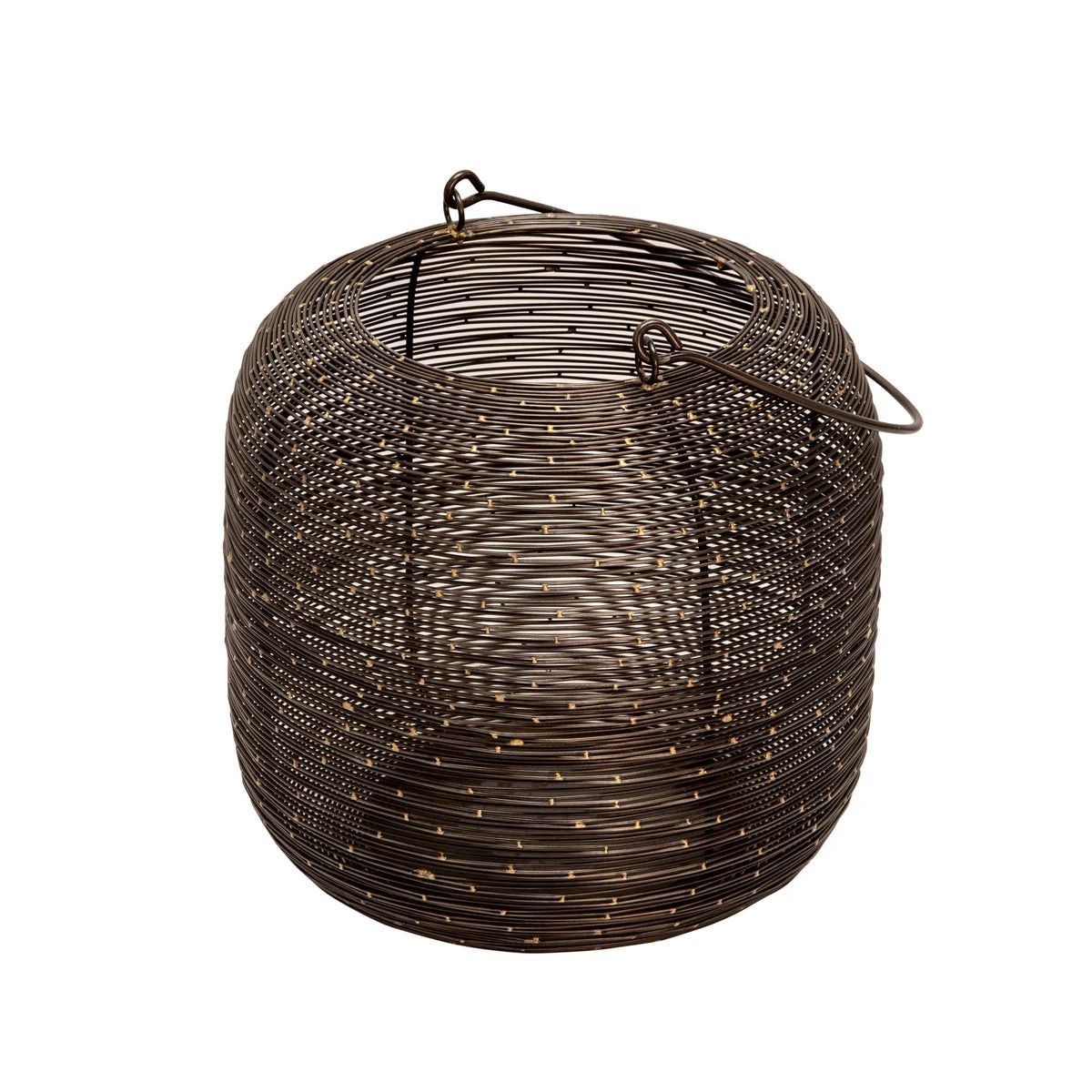 Sagebrook Home 15444-02 10" Metal Hurricane Lantern, Black