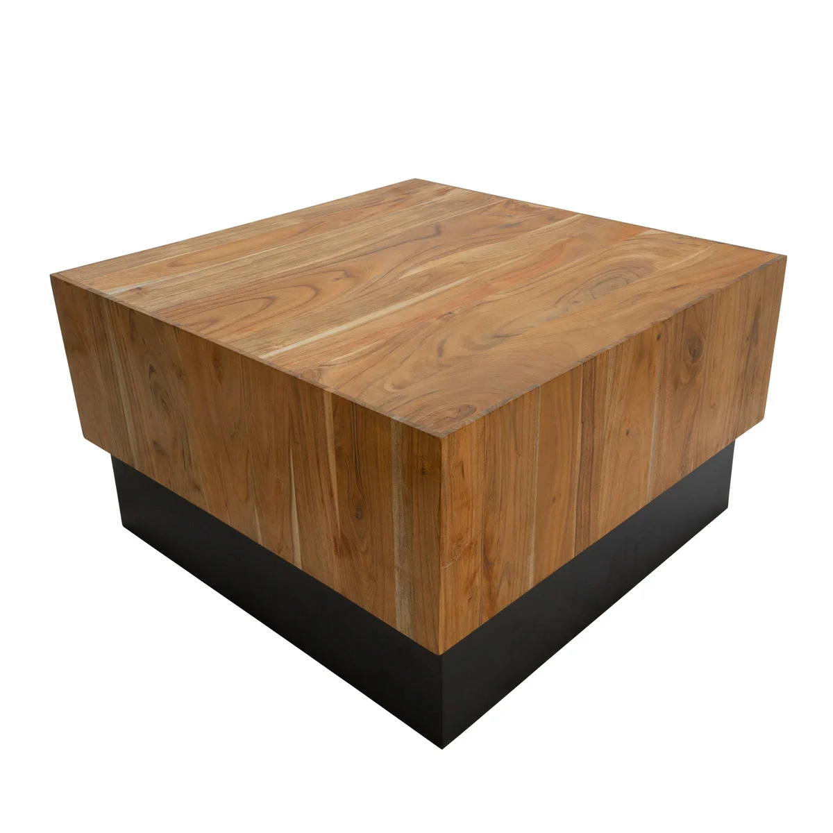 Sagebrook Home Acacia Wood, Coffee Table, Black