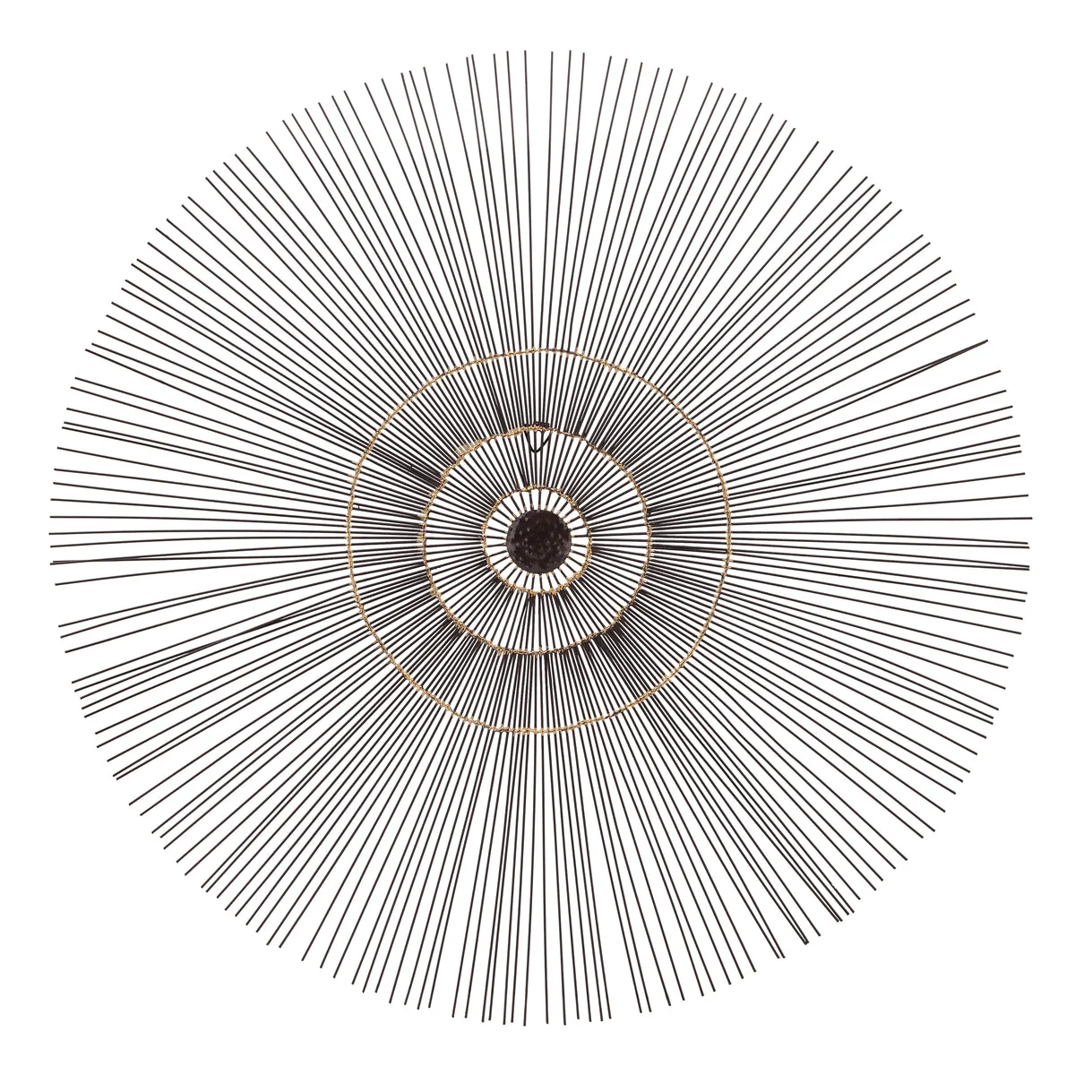 Sagebrook Home 30`` Round Wire Wall Art, Bronze Wb