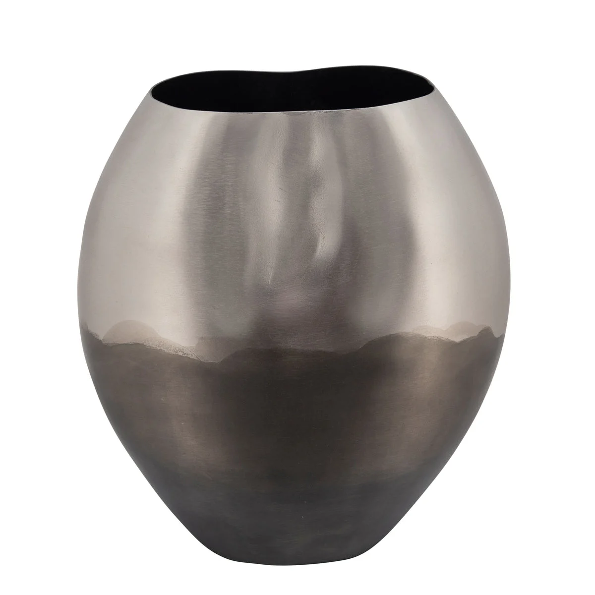 Sagebrook Home 11"H Ombre Vase, Silver