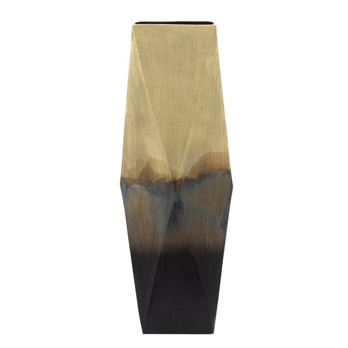 Sagebrook Home 15543-01 25" H Ombre Vase, Gold