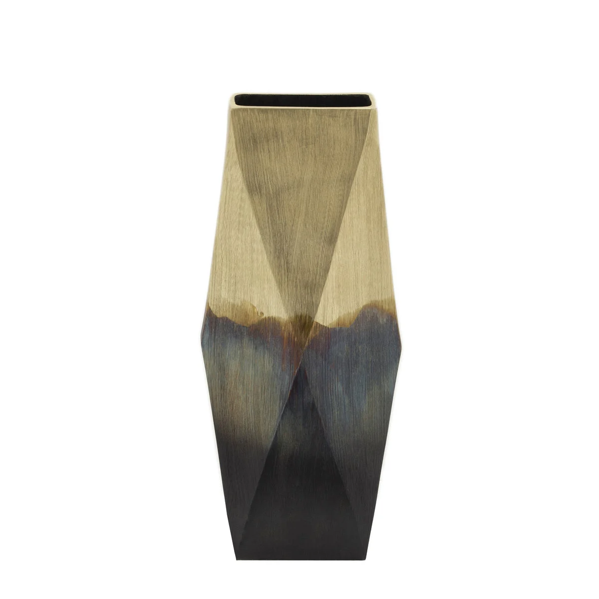 Sagebrook Home 15543-02 17" H Ombre Vase, Gold
