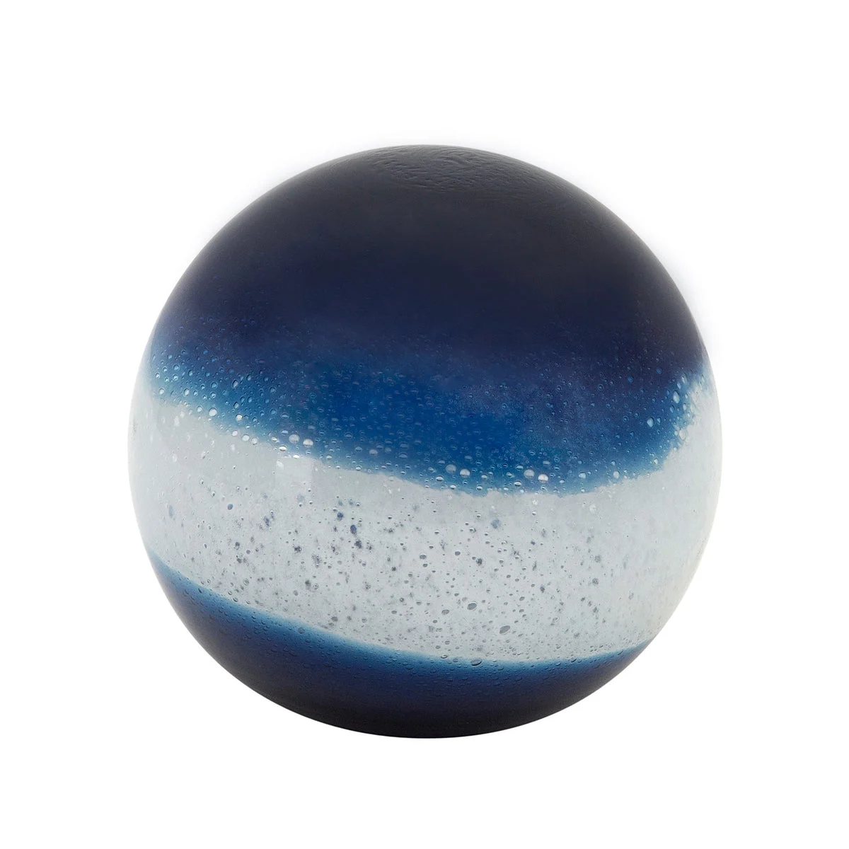 Sagebrook Home Glass, 5`` Orb, Blue