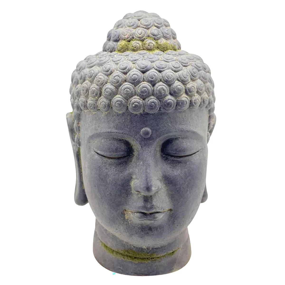 Sagebrook Home 15957-02 17" H Resin, Buddha Head, Black