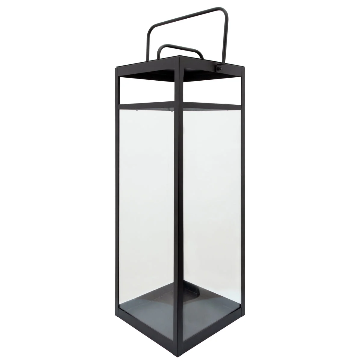Sagebrook Home Metal 29``H Rectangular Lantern, Black