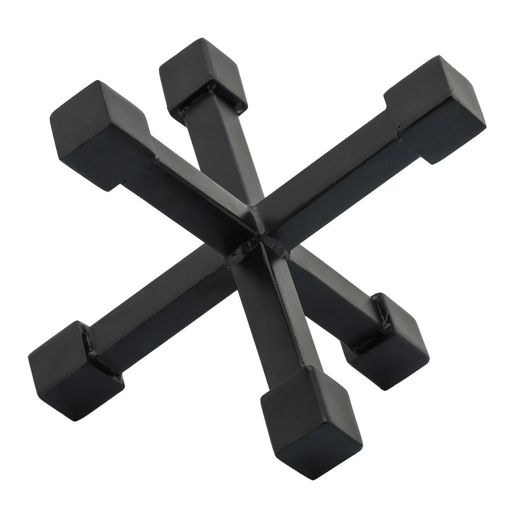 Sagebrook Home 16098-01 10" Metal Decorative Jack, Black