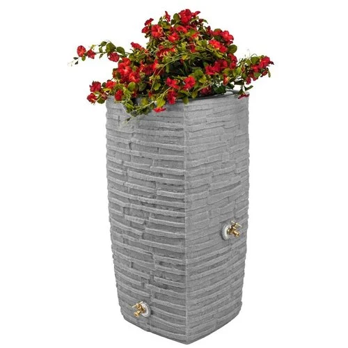 Good Ideas Impressions Riverwalk 50 Gallon Rain Saver – Light Granite