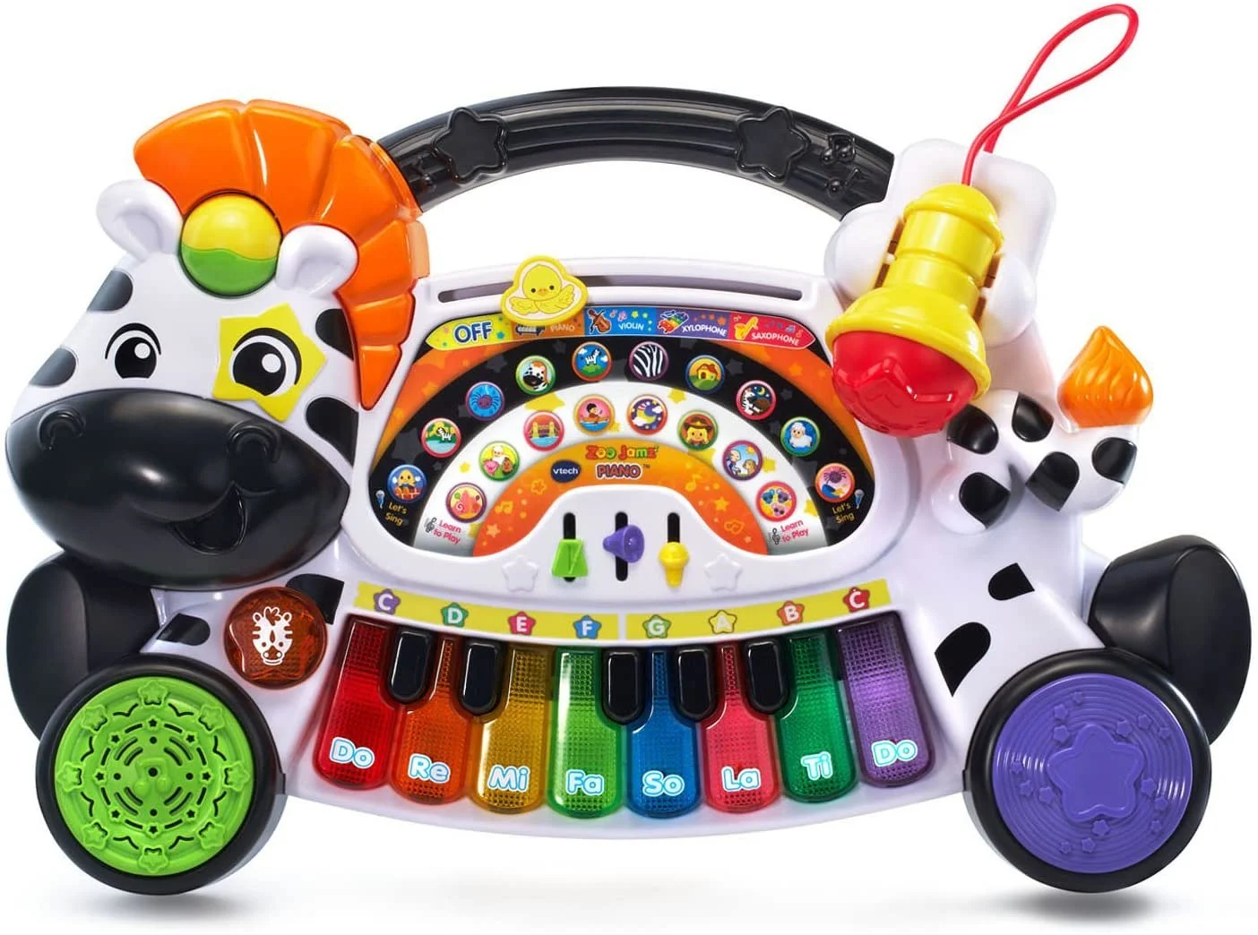 VTech Zoo Jamz Piano (Frustration Free Packaging) , White