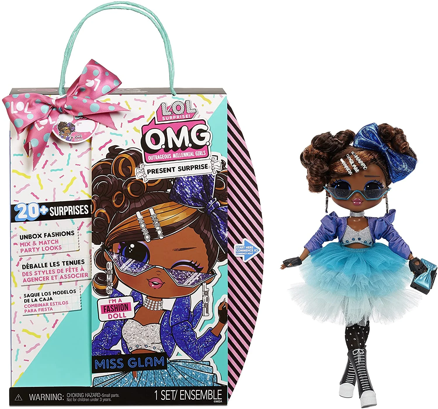 LOL Surprise OMG Present Surprise Fashion Doll Miss Glam