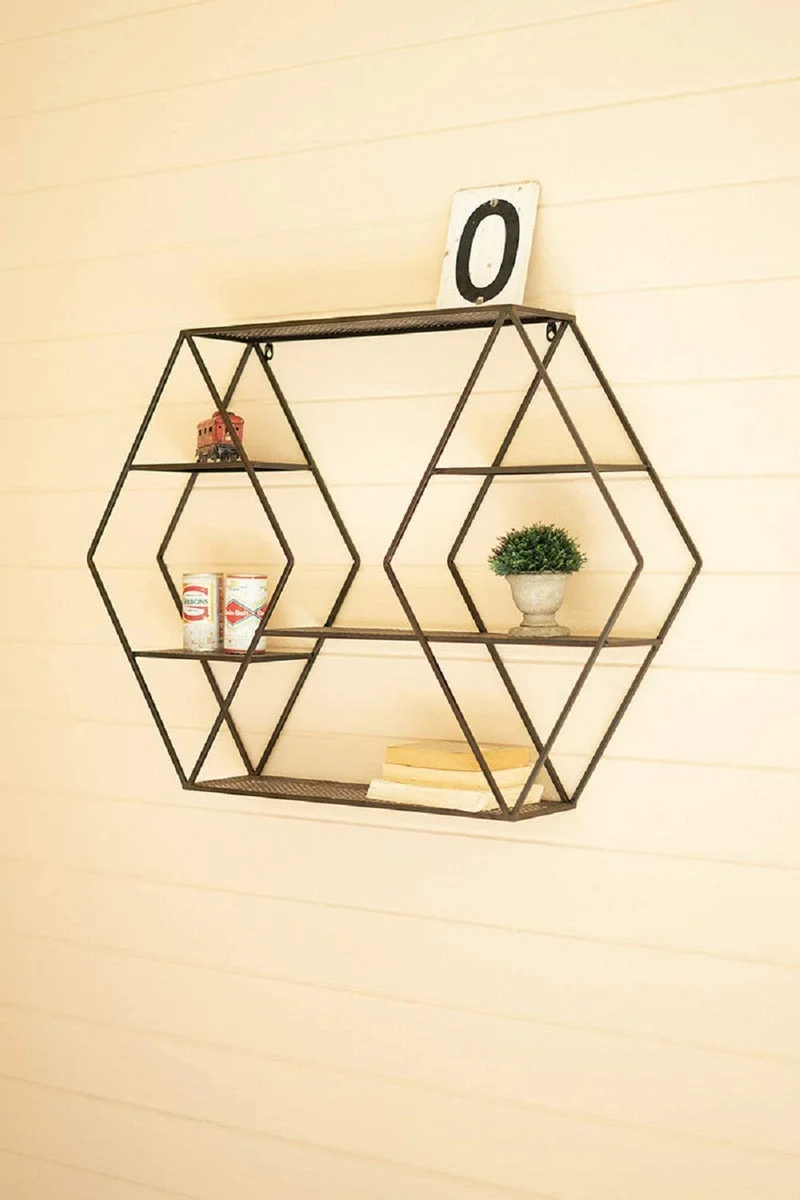 Kalalou CHW1227 Metal Wall Shelf