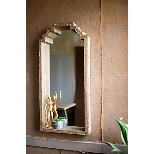 Kalalou CCG1627 Recycled Wood Mirror