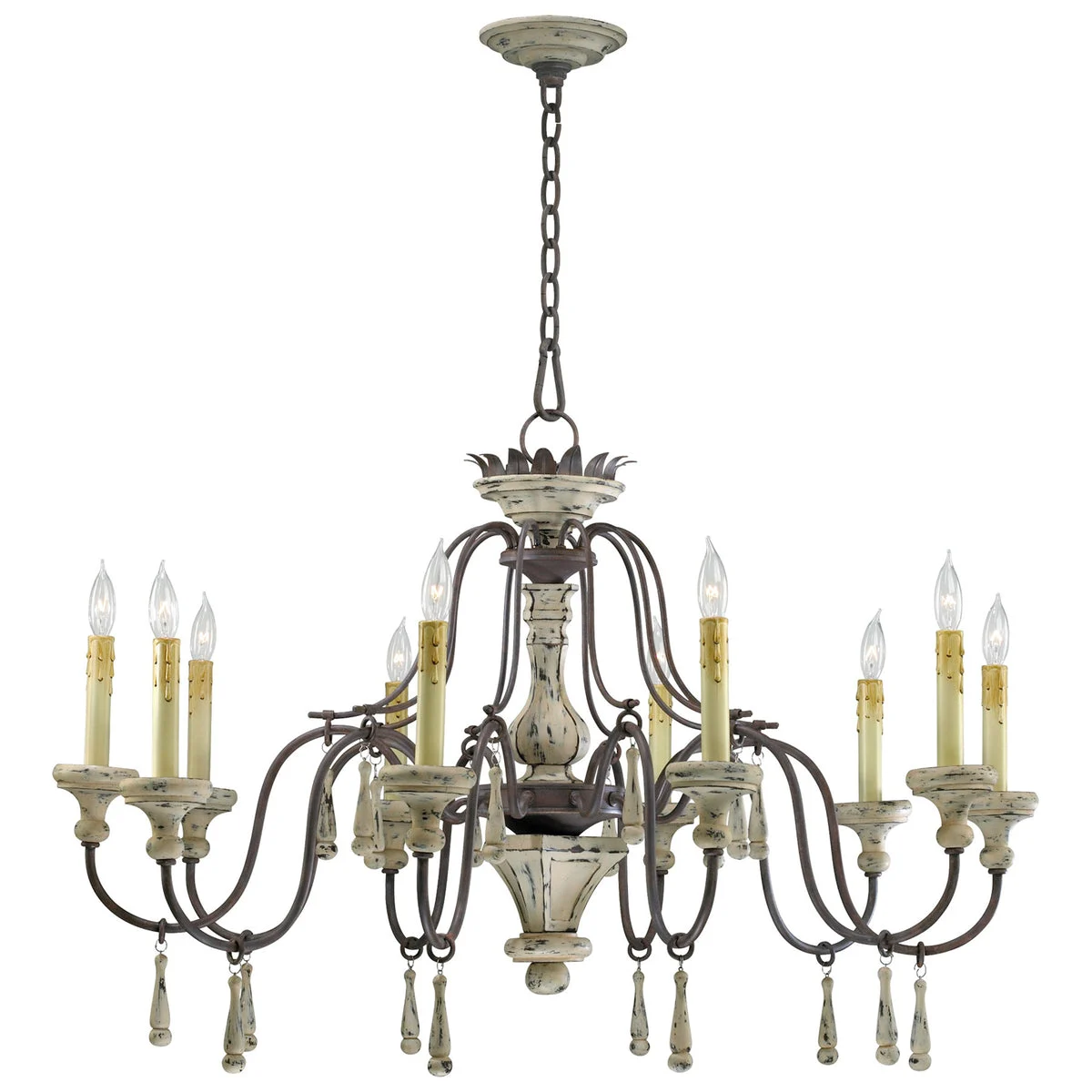 Cyan Design 06513-10-43 Ten Lamp Chandelier