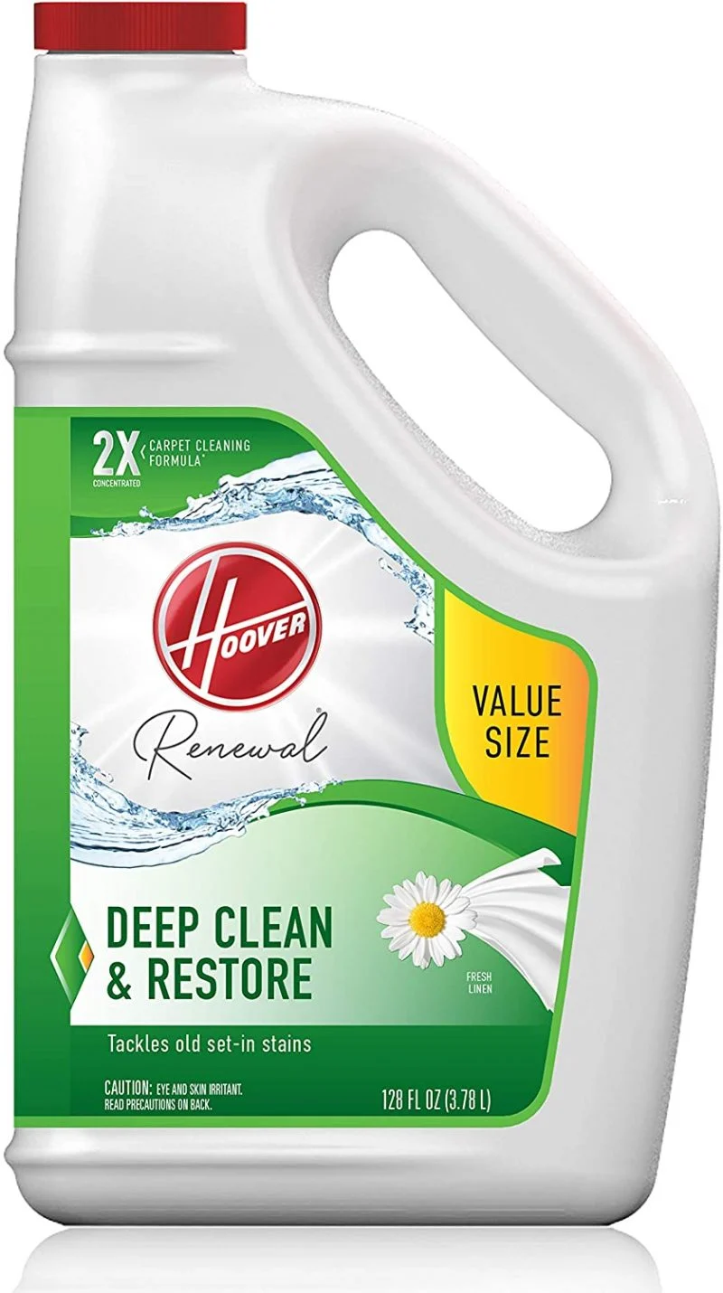 Hoover Renewal Deep Cleaning Carpet Shampoo, 128oz Formula, White