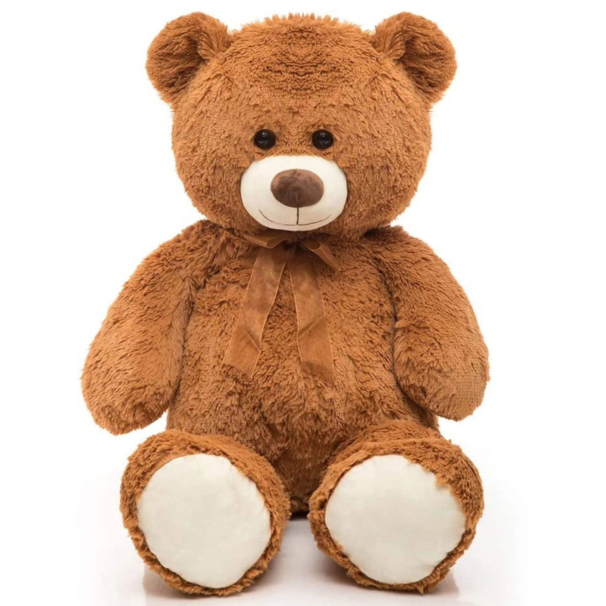 MorisMos Giant Teddy Bear 35.4” Soft Stuffed Animal Big Bear Plush Toy, Brown