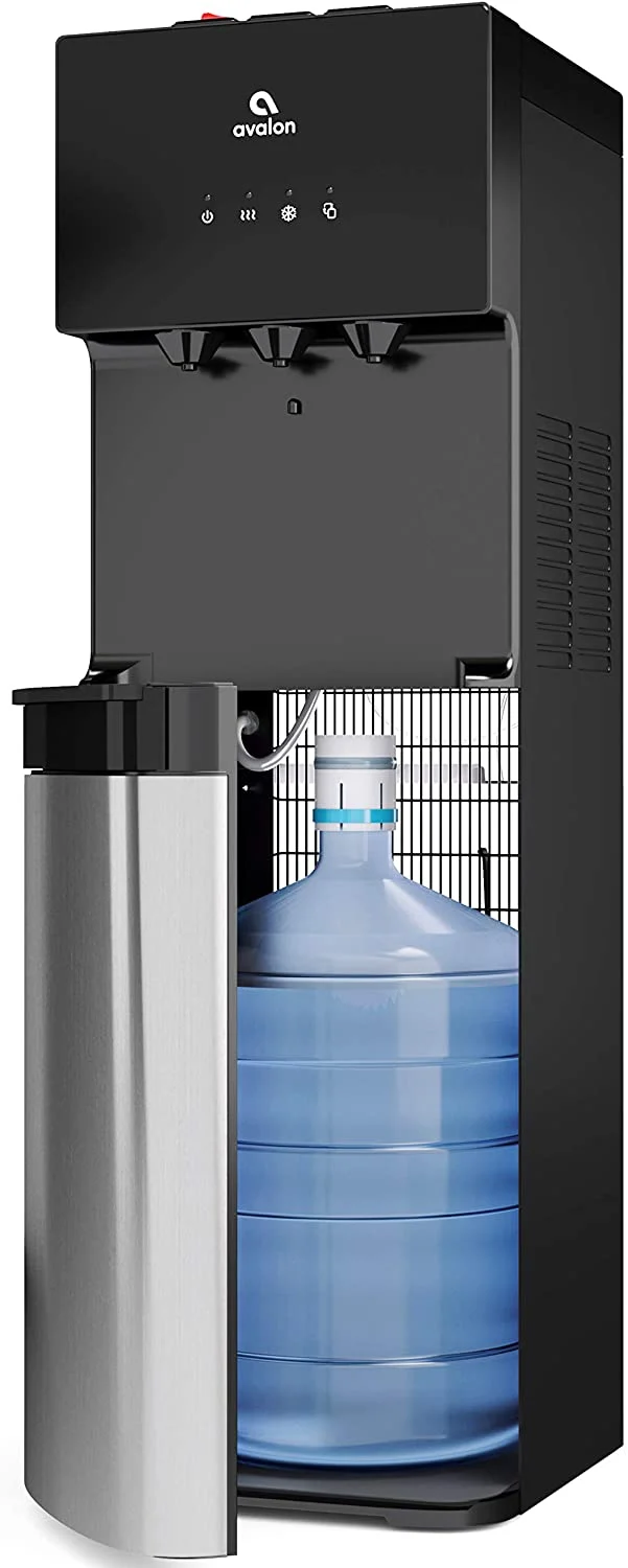 Avalon  Bottom-Loading Cold and Hot Water Cooler – 3 Temperature Settings – Hot, Cold & Room Water, Durable Stainless Steel Construction, Anti-Microbial Coating- UL/Energy Star Approved