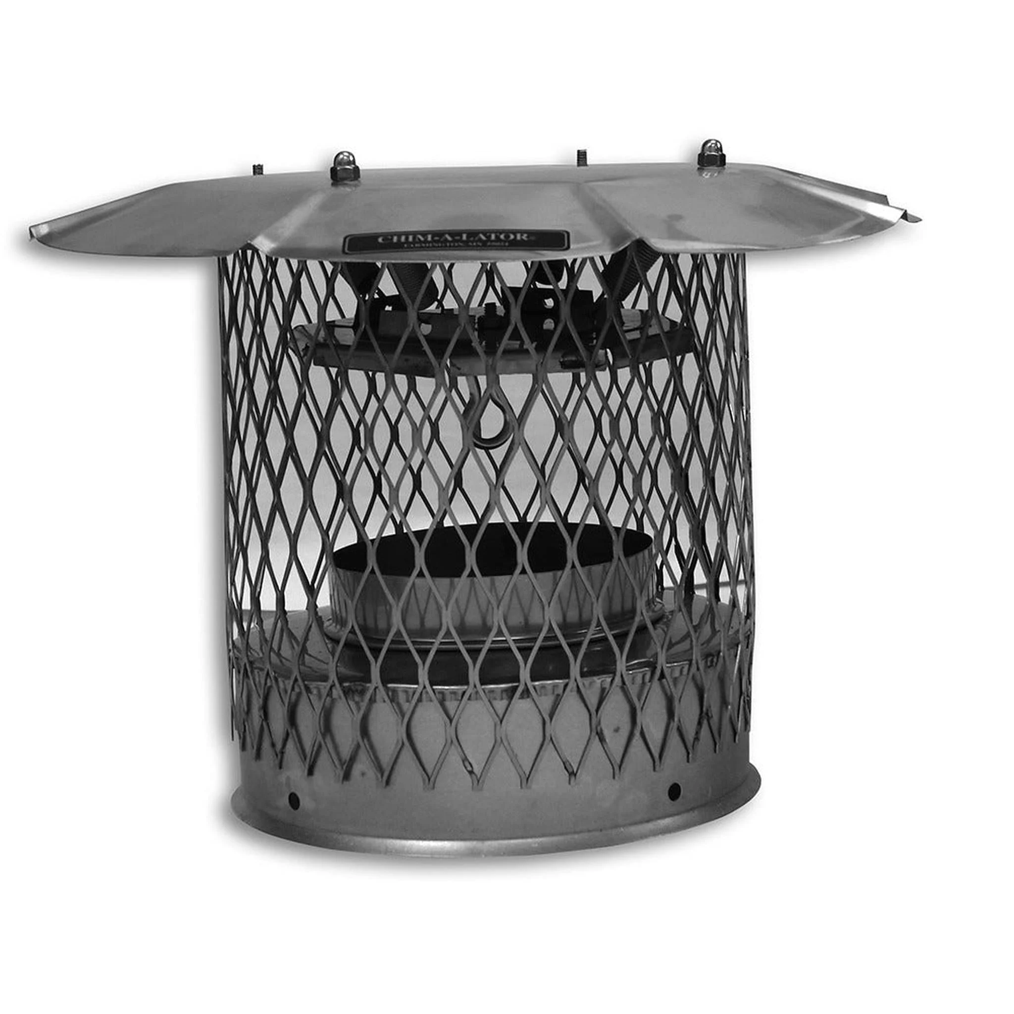 BDM Chim-A-Lator 16" Round Chimney Cap with 3/4" Mesh
