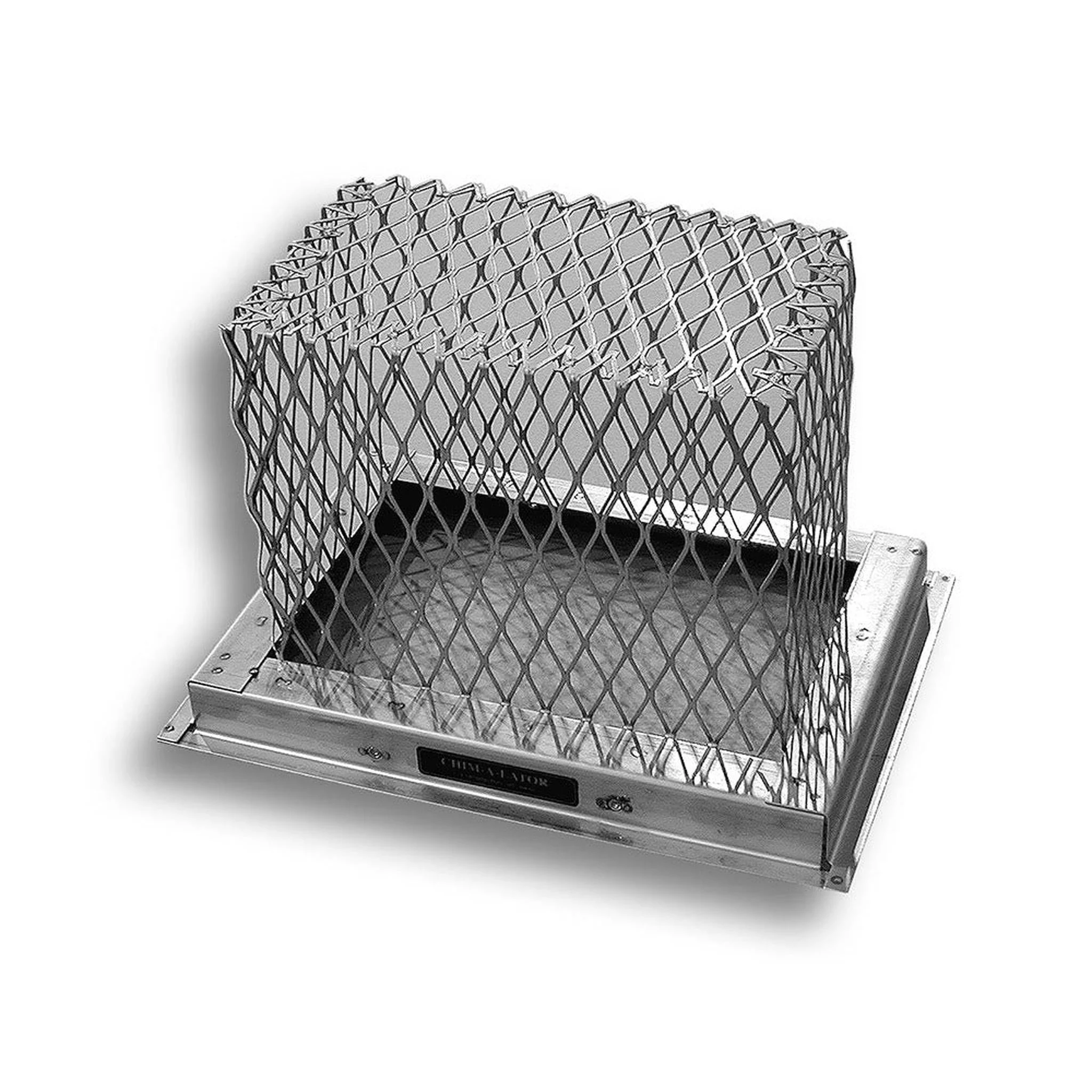 BDM Chim-A-Lator 24" x 24" Stainless Steel Spark Arrestor With 3/4" Mesh