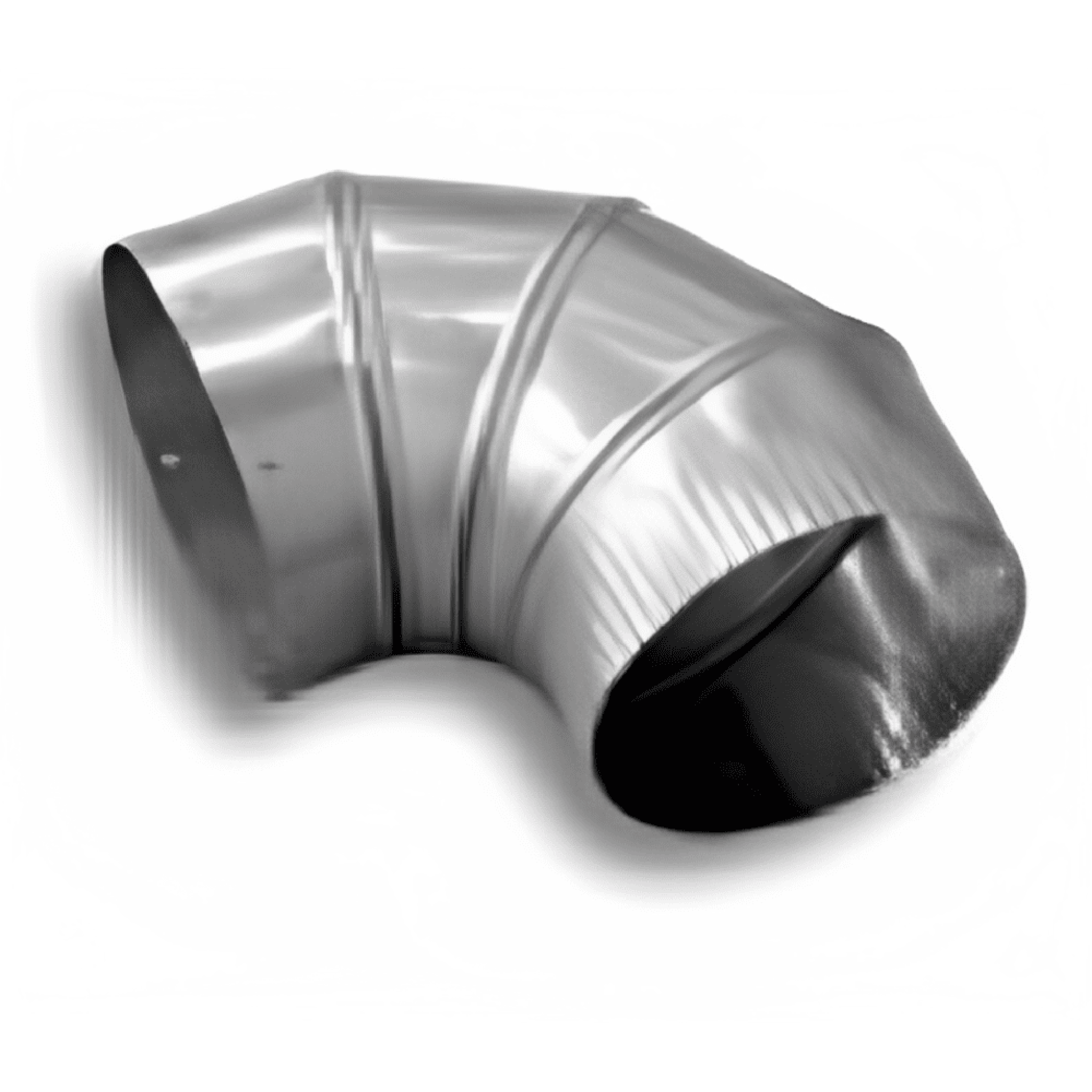BDM Dalsin Line 6" 90 Degree 304 Stainless Steel Adjustable Elbow