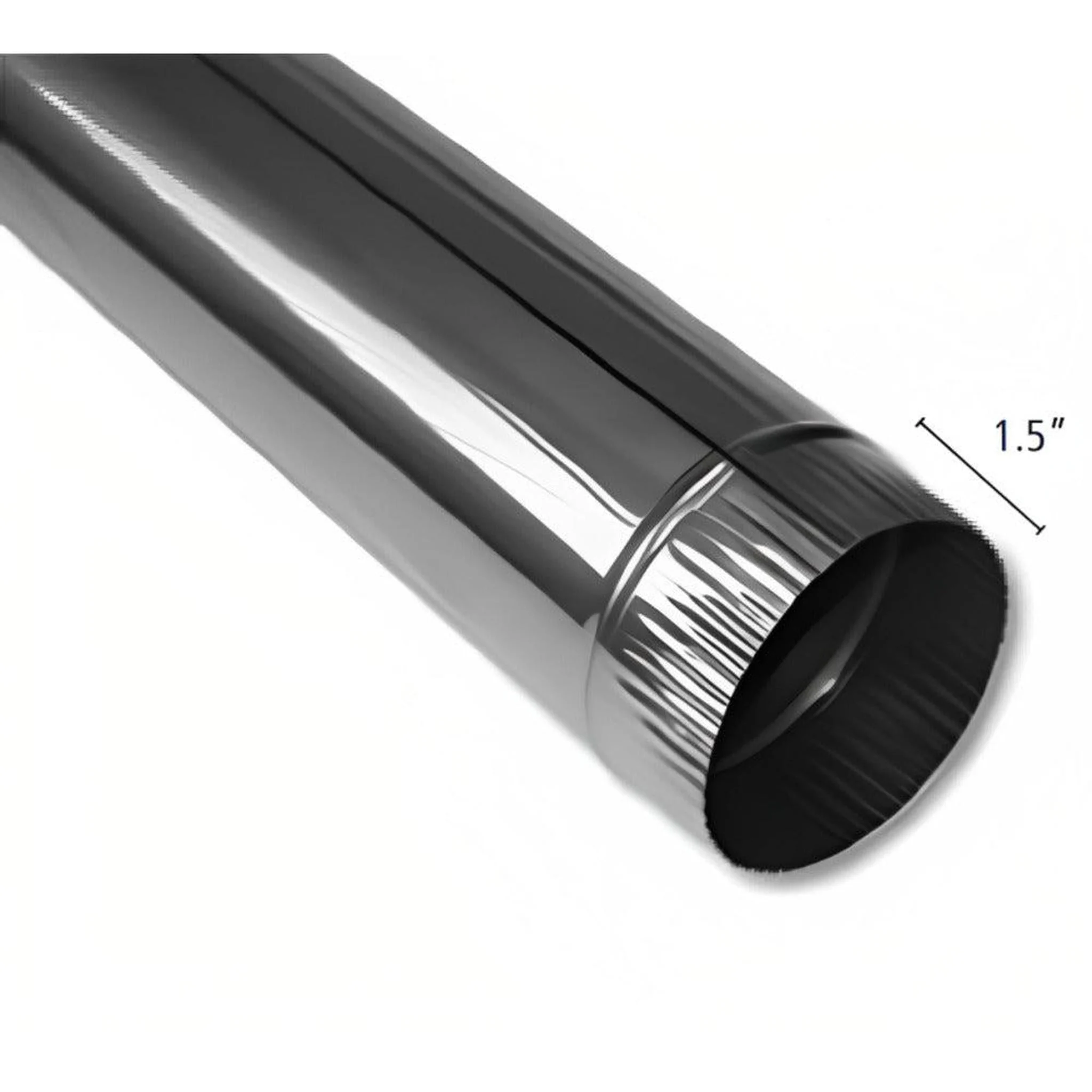BDM Dalsin Line 7" x 4ft 316L Stainless Steel 24 Gauge Rigid Liner