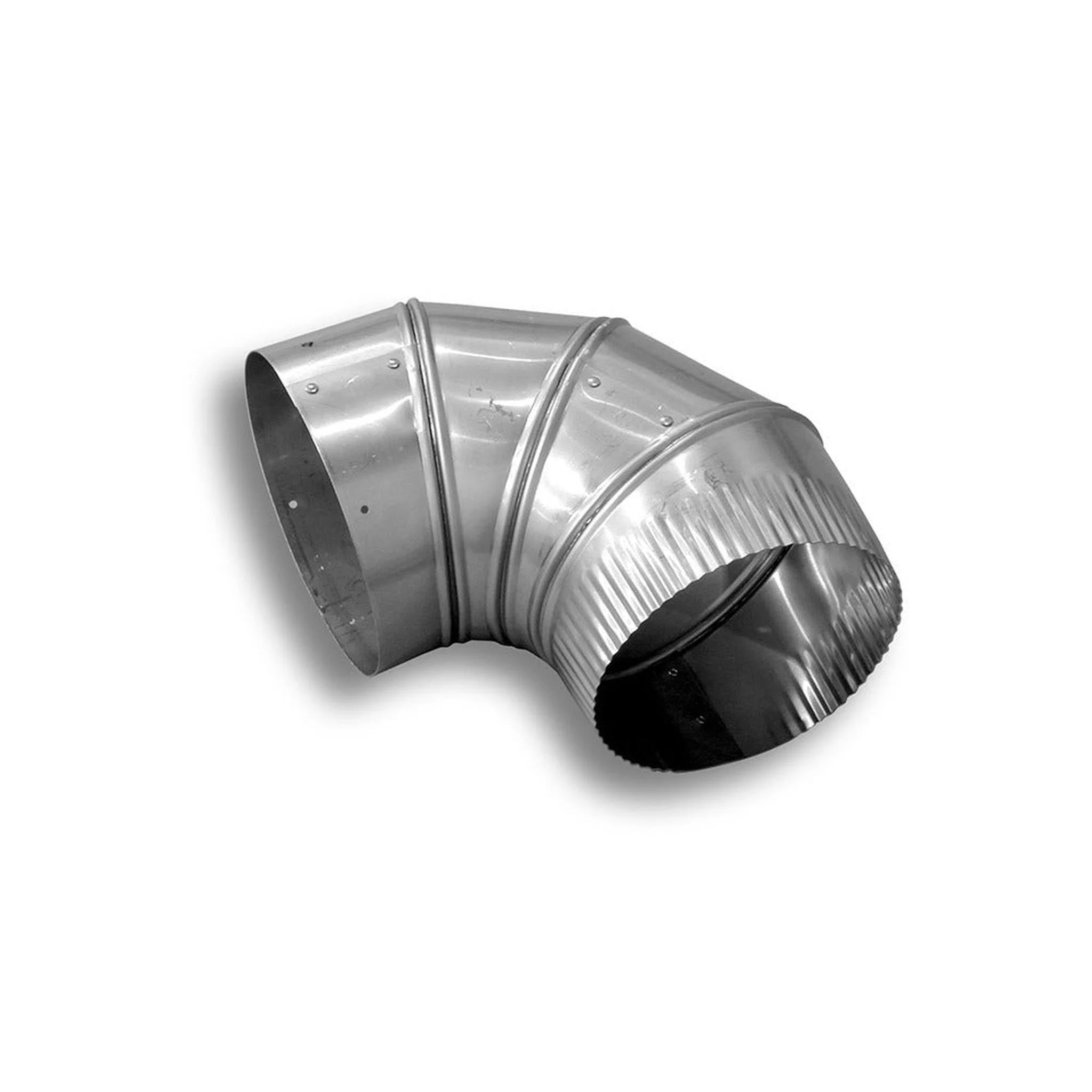 BDM Dalsin Line 8" 90 Degree 304 Stainless Steel Adjustable Elbow