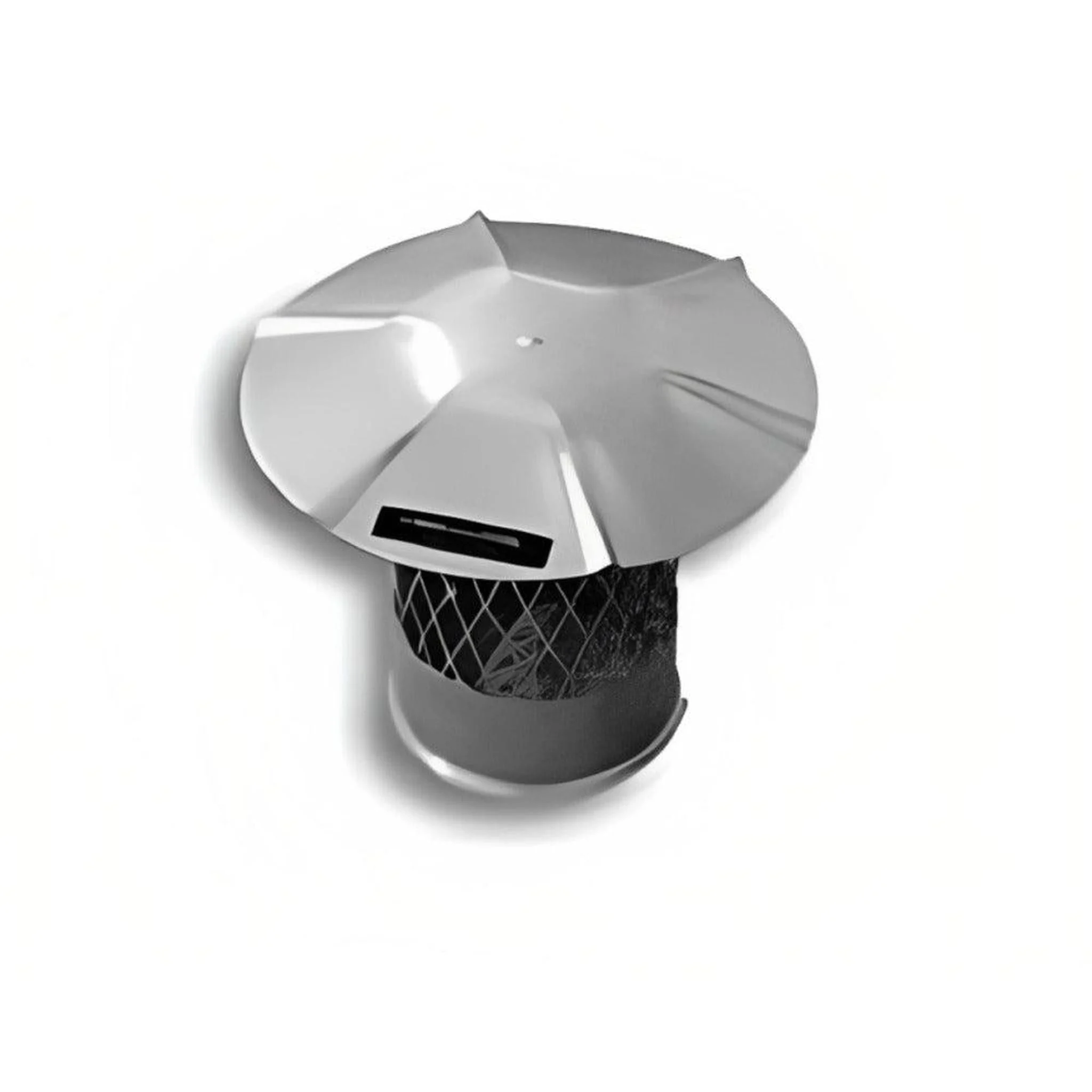 BDM Dalsin Line 9" 24 Gauge 304 Stainless Steel Steel Pipe Cap