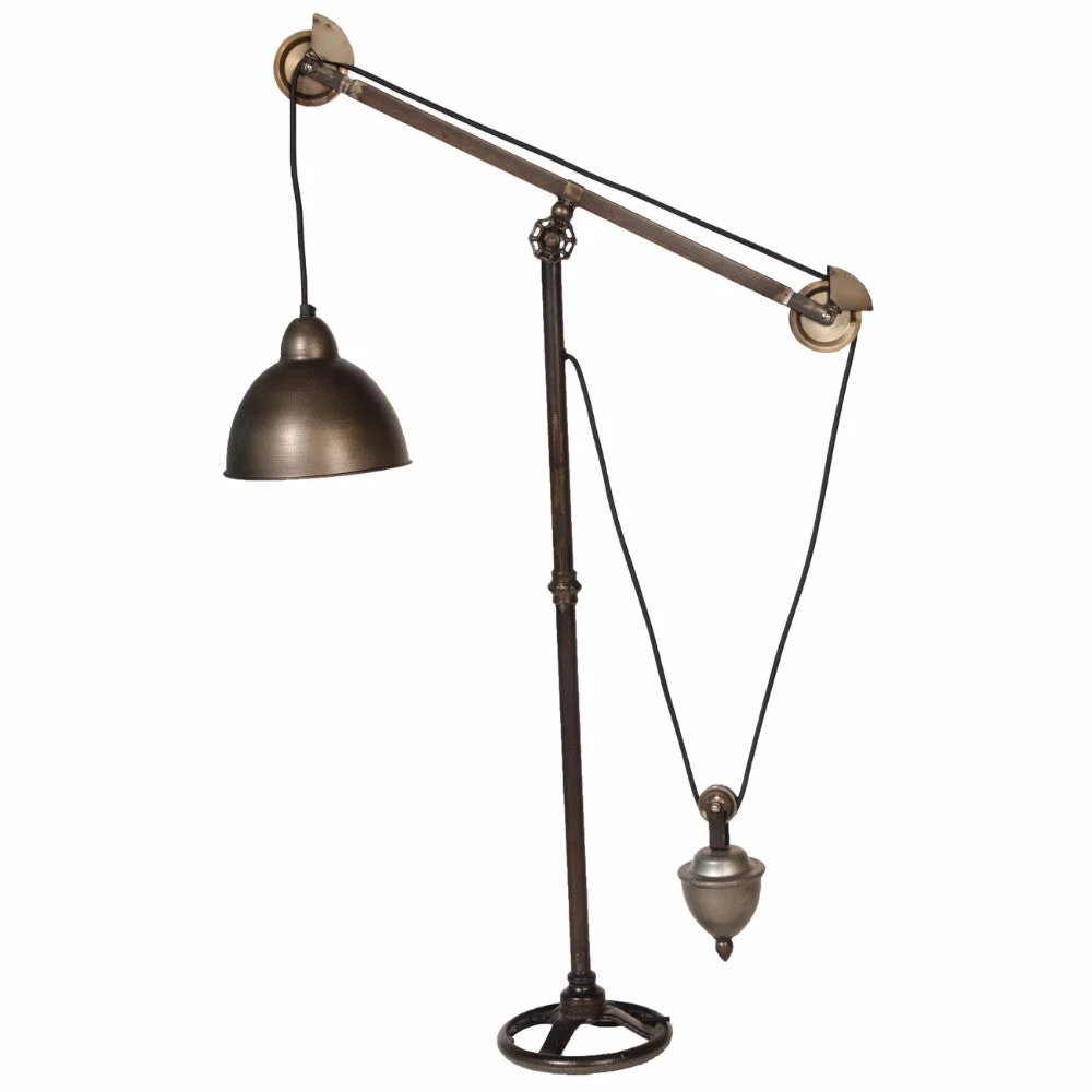 Benzara Functionally Unique Arris Balanced Arm Floor Lamp