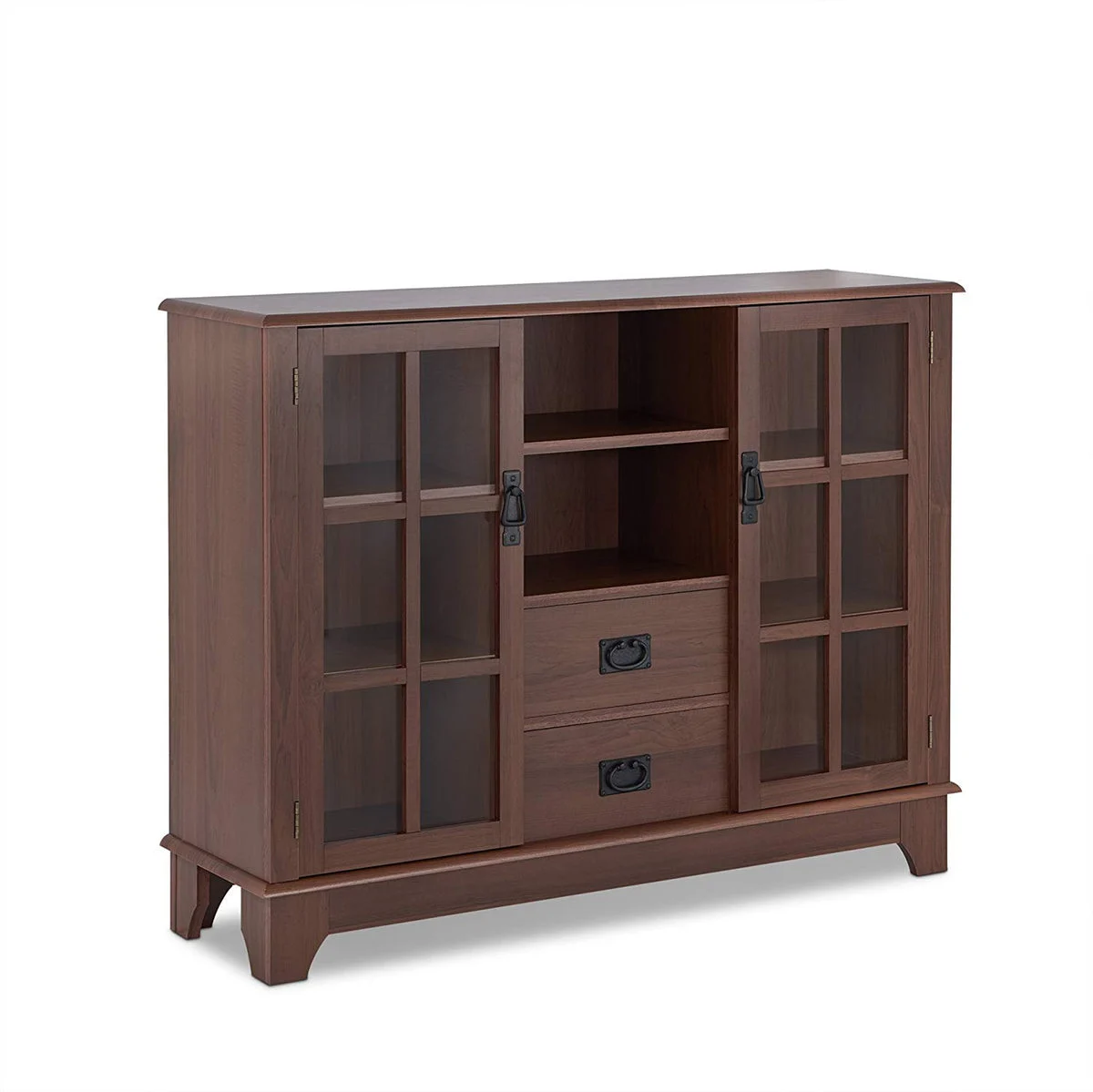 Benzara Dubbs Console Table, Walnut Brown