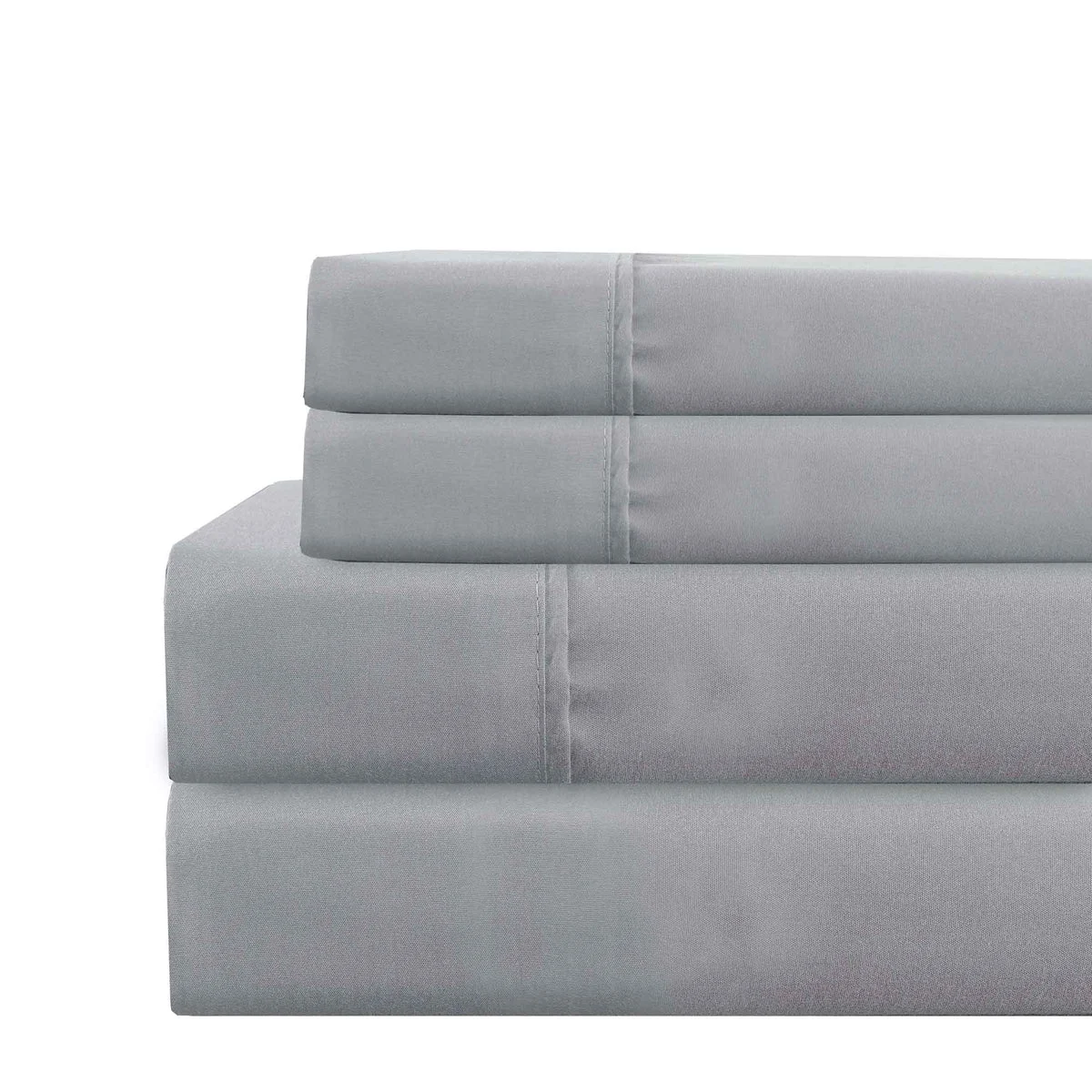 Lanester 4 Piece Deep Pocket King Size Microfiber Sheet Set The Urban Port, Gray