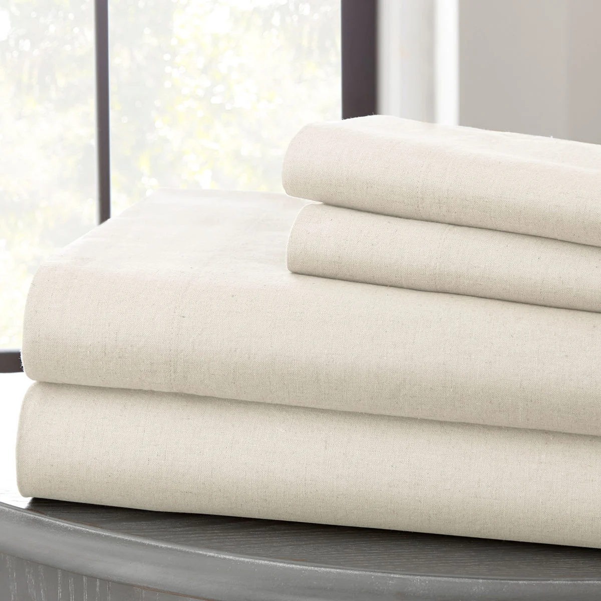 Nice 4 Piece California King Size Cotton Sheet Set The Urban Port, White