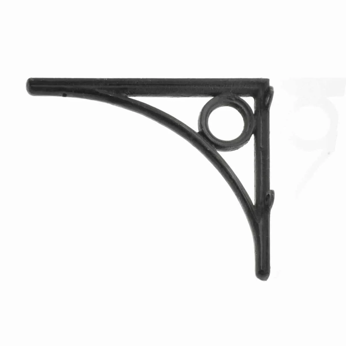 Benzara BM209734 Industrial Style Metal Frame decorative Wall Bracket, Black