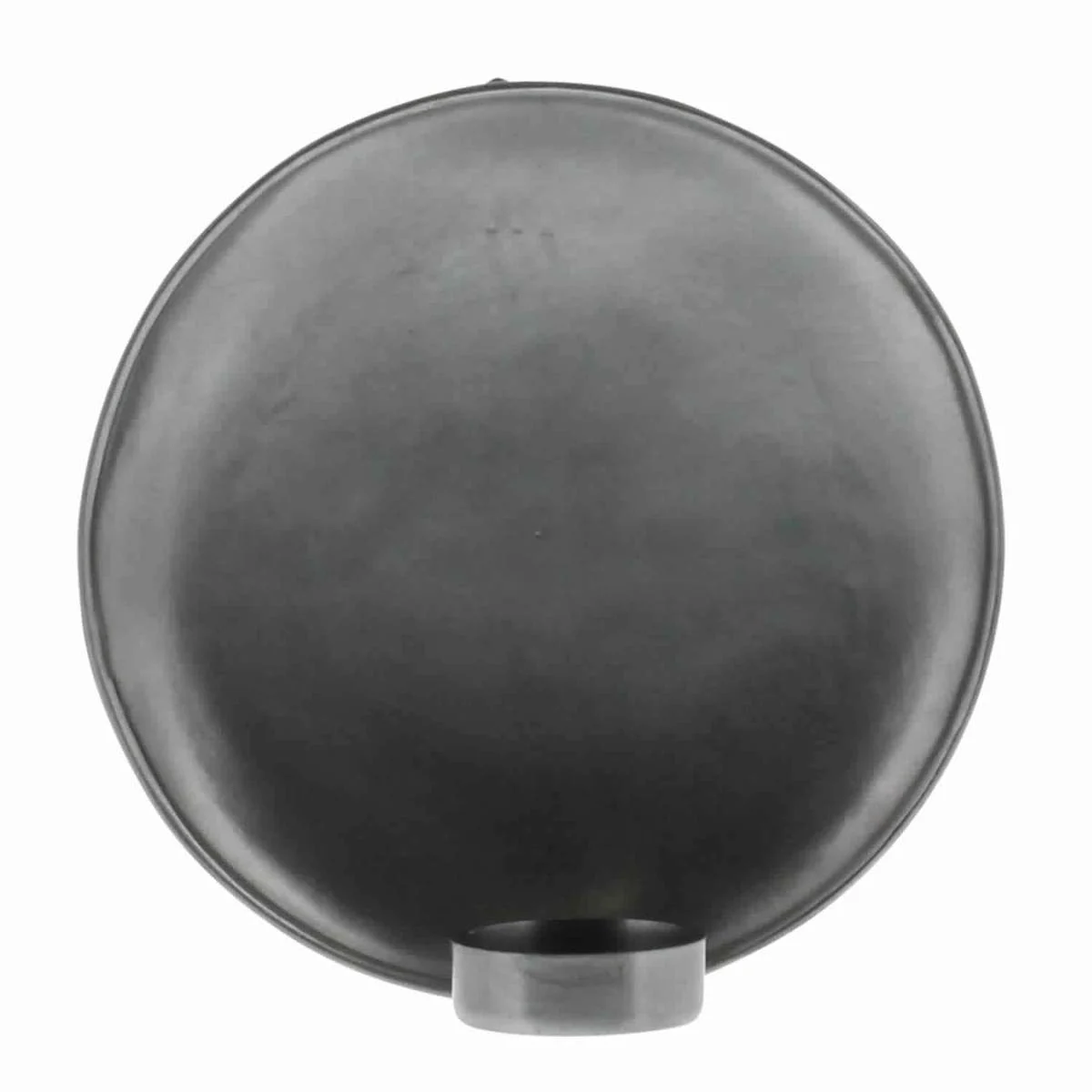Benzara BM209862 Round Metal Frame Tealight Wall Sconce, Large, Antique Silver