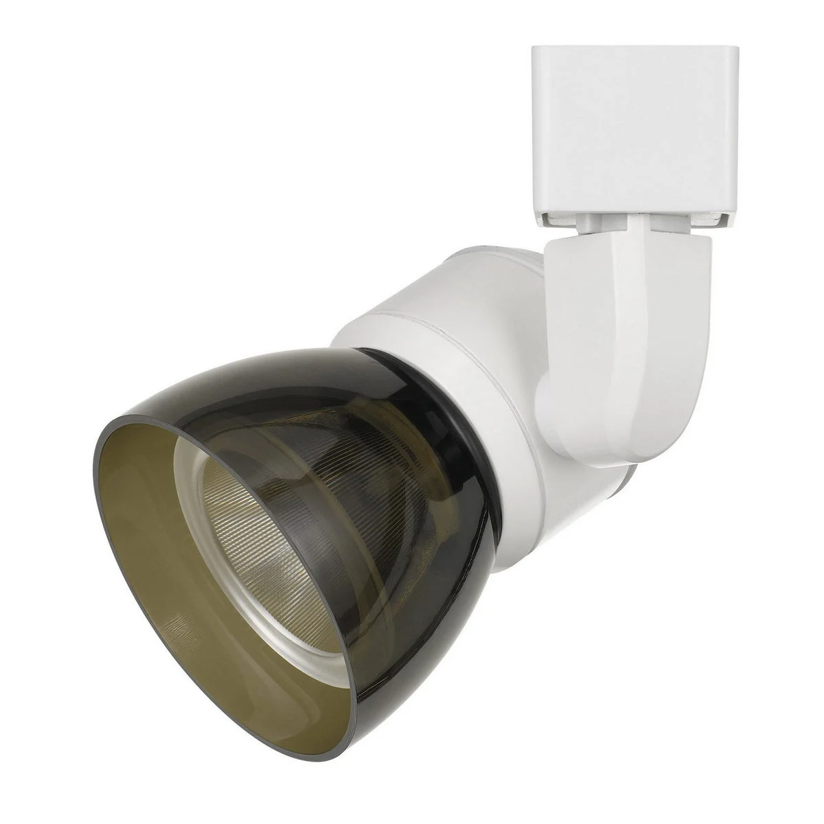 Benzara 10W Integrated Led Track Fixture with Polycarbonate Head, White and Black