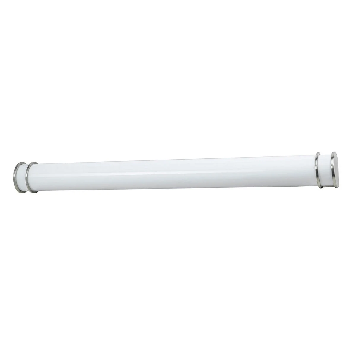 Benzara Pipe Design Metal Vanity Light with Hardwired Switch, Set of 4, Large,White