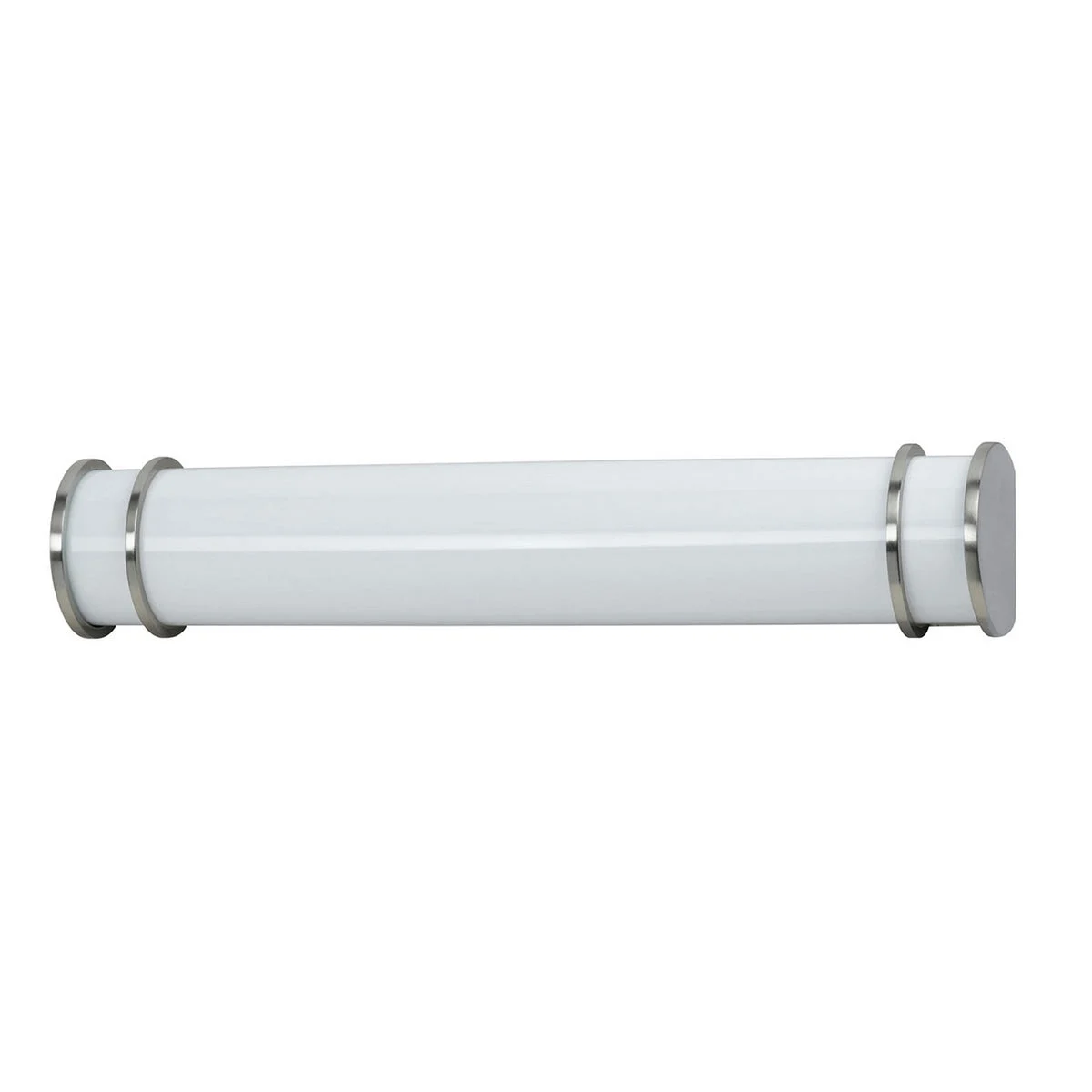 Benzara Pipe Design Metal Vanity Light with Hardwired Switch, Set of 4, Small,White