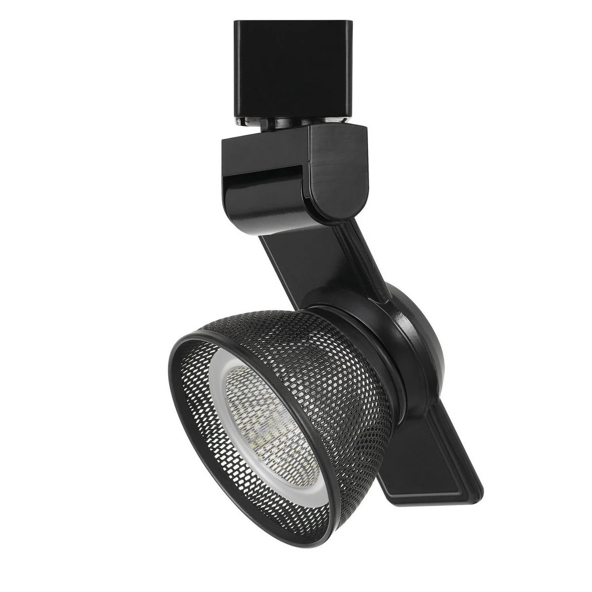 Benzara 12W Integrated Led Metal Track Fixture with Mesh Head, Dark Black