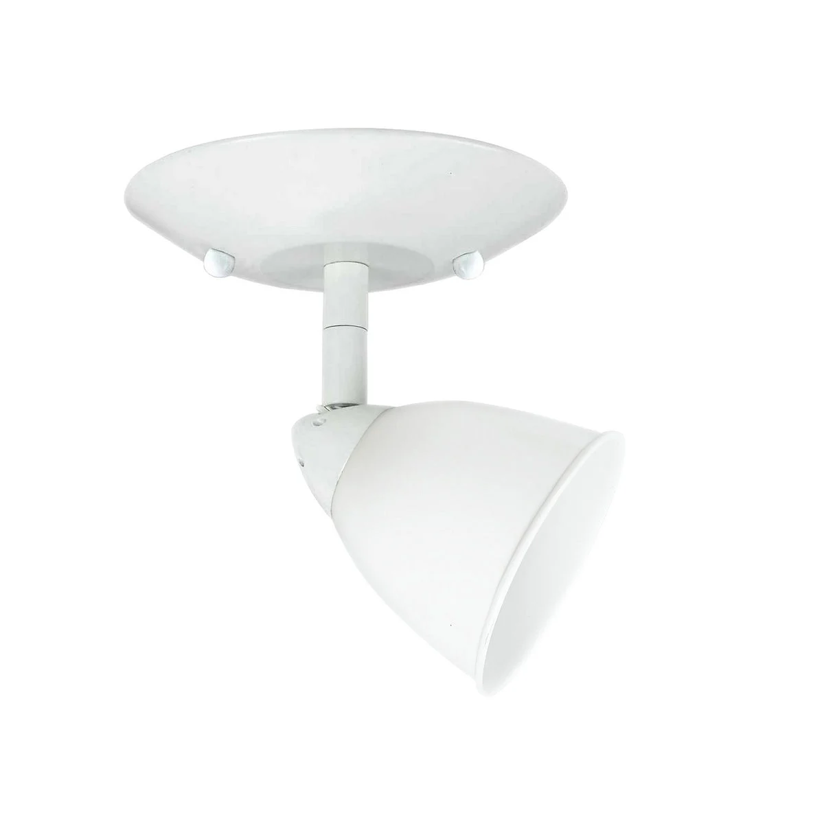 Benzara 50 Watt Metal Ceiling Track Light with Serpentine Fixture, White