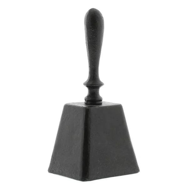 Benzara Metal Hand Bell Design Accentdecor, Antique Black