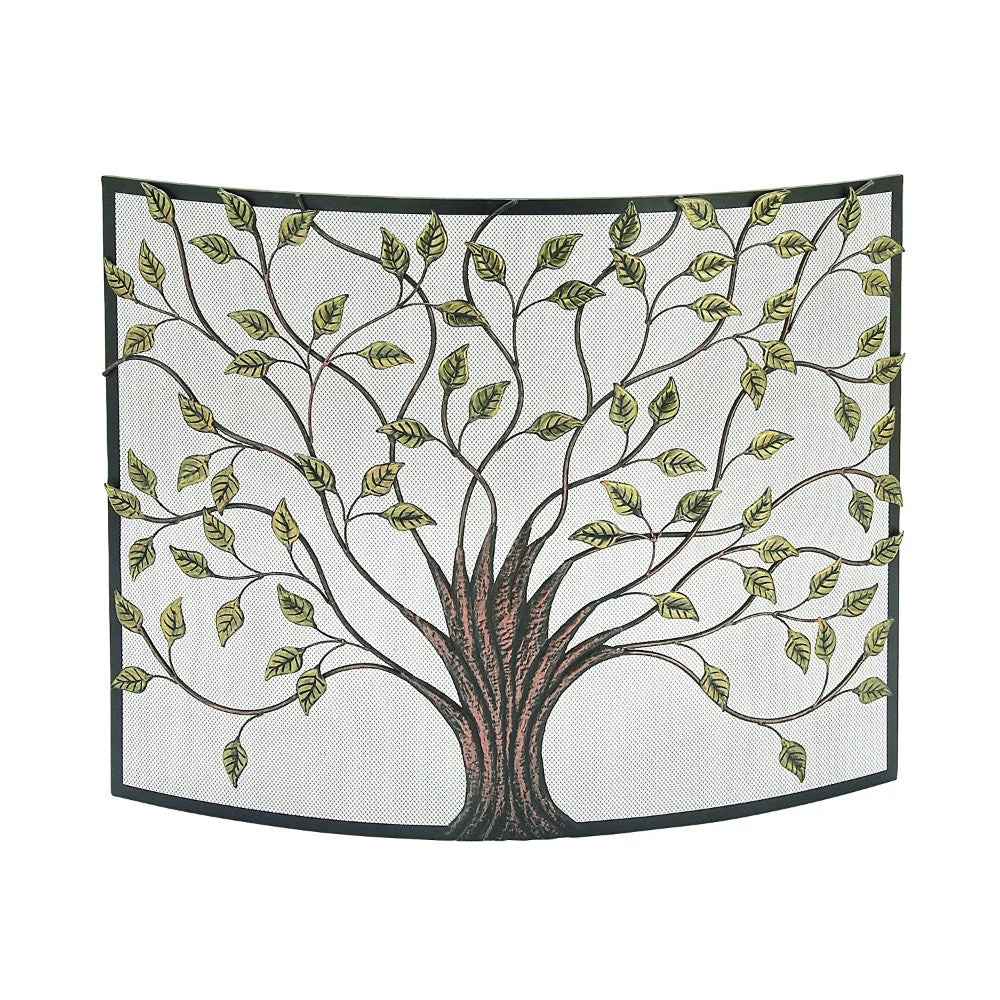 Benzara BM79924 Metal Fire Screen