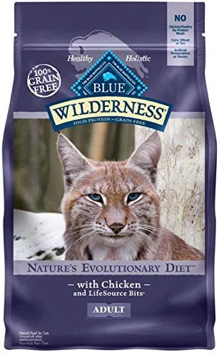 Blue Buffalo Wilderness High Protein, Natural Adult Dry Cat Food, Chicken 6-lb