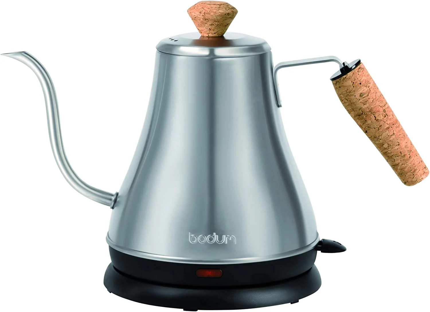 Bodum 11883-57US Melior Gooseneck Electric Water Kettle, 27 Ounces, Matt Chrome