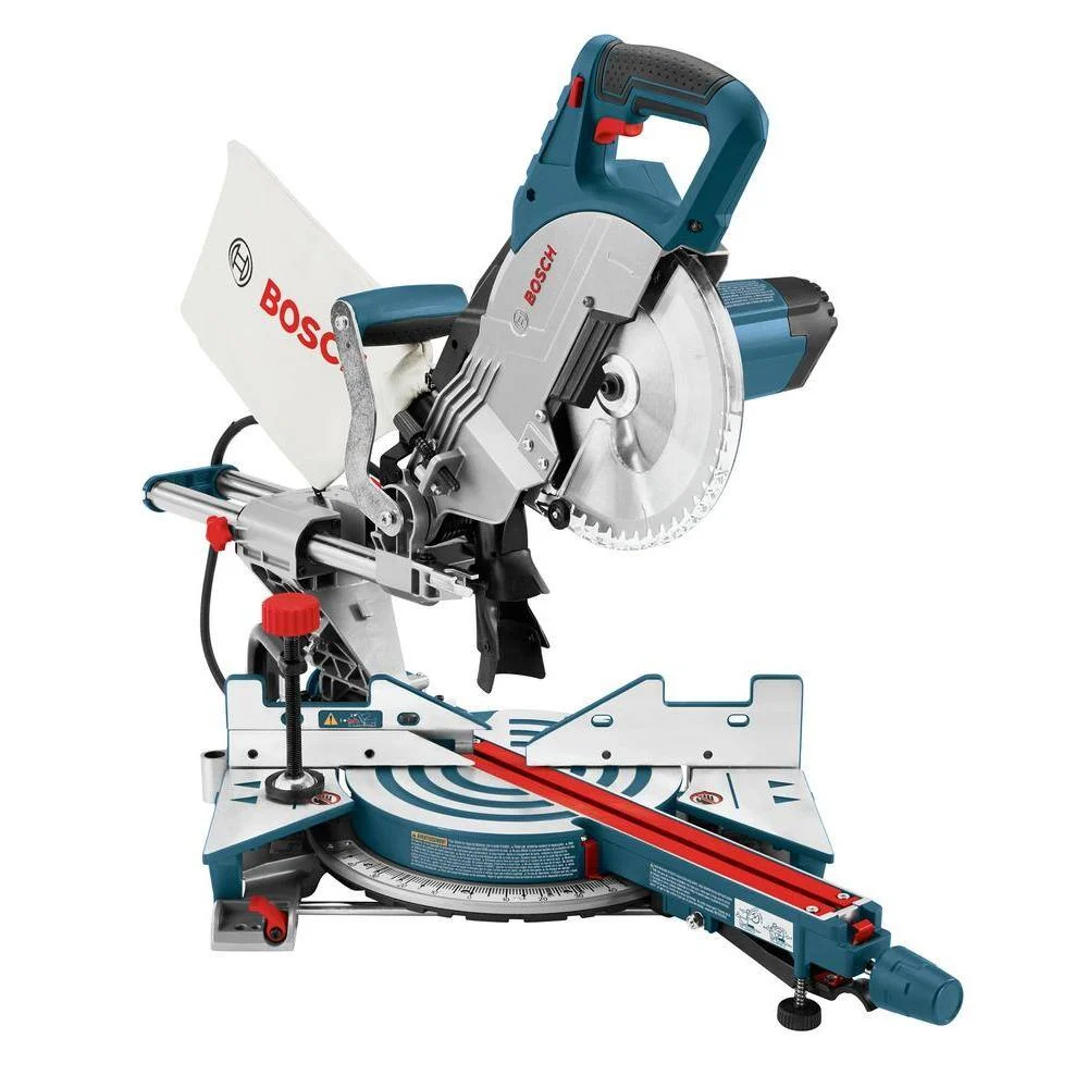 Bosch CM8S 12 Amp 8-1/2 in. Corded Portable Single Bevel Sliding Compound Miter Saw with 48-Tooth Carbide Blade