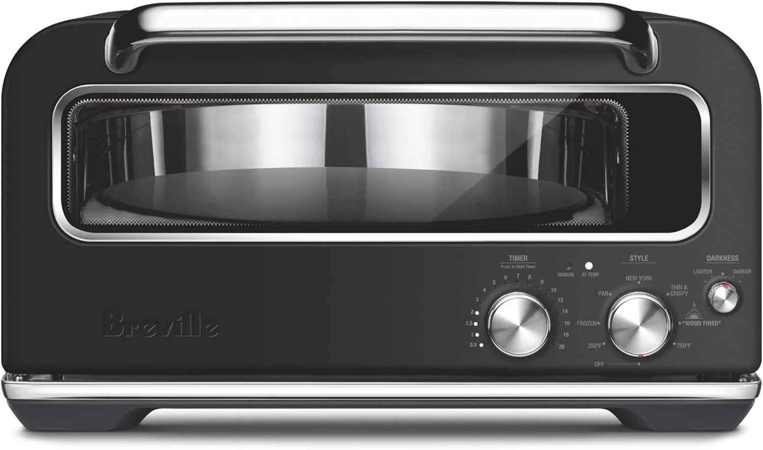 Breville BPZ820BTR Smart Oven Pizzaiolo Countertop Pizza Maker, Black Truffle