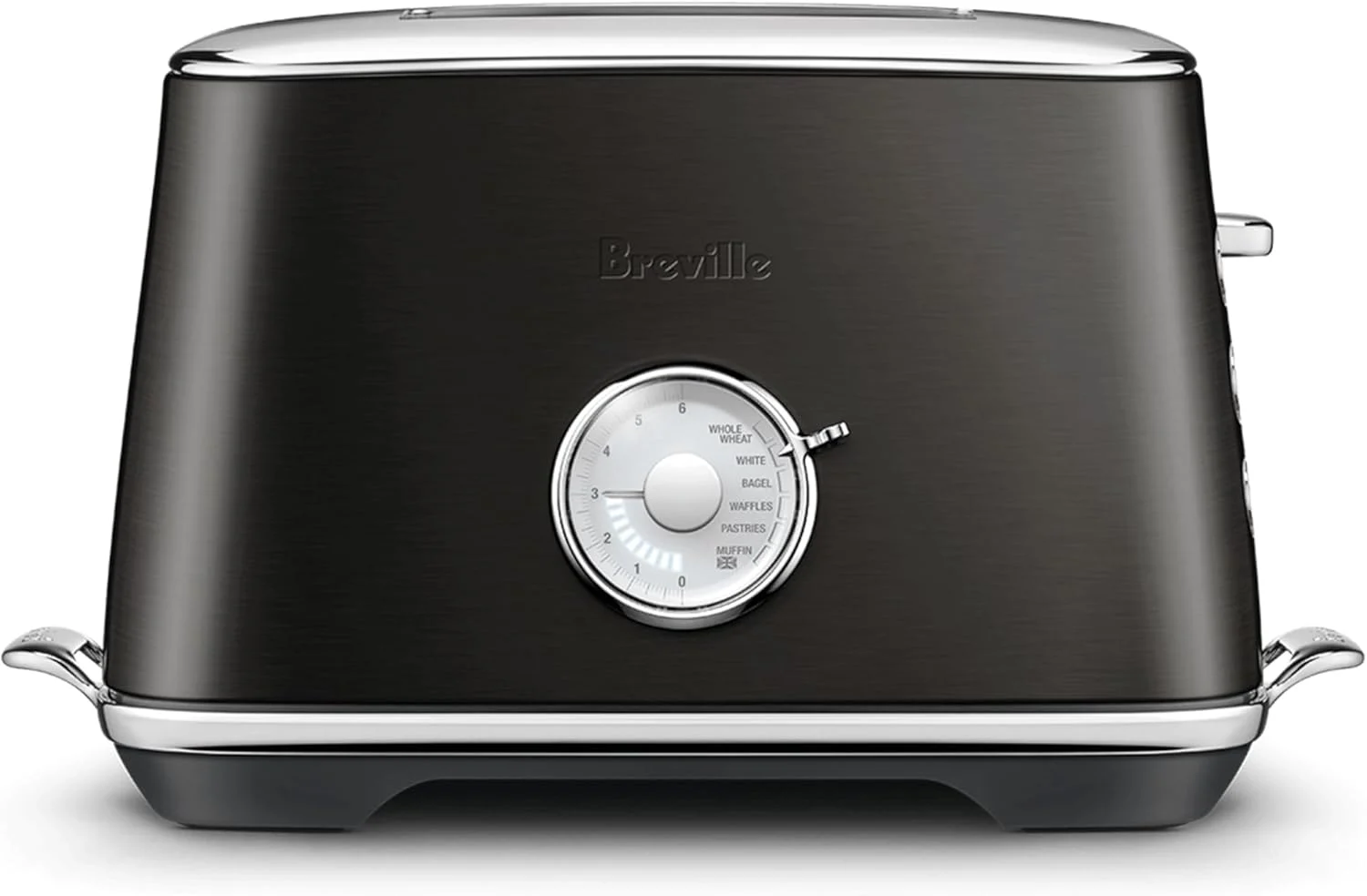 Breville BTA735BST Toast Select Luxe Kitchen Toaster, 2 Slice, Black Stainless Steel