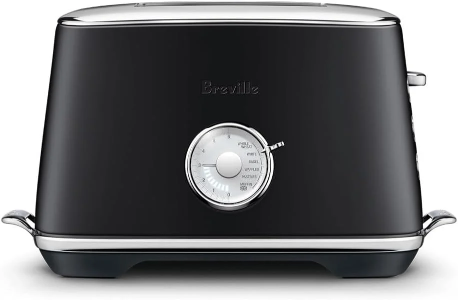 Breville BTA735BTR Toast Select Luxe Kitchen Toaster, 2 Slice, Black Truffle