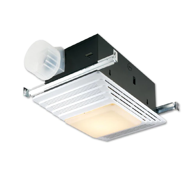 Broan 4.5-Sone 100-CFM White Lighted Bathroom Fan