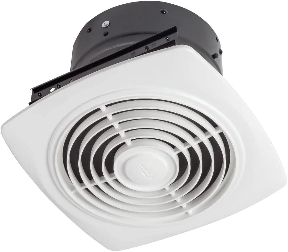 Broan-NuTone 505 Exhaust Fan, White Vertical Discharge Ceiling Ventilation Fan, 8.5 Sones, 200 CFM, 8″